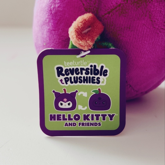 TeeTurtle Hello Kitty And Friends Reversible Kuromi Plum - Picture 8 of 9